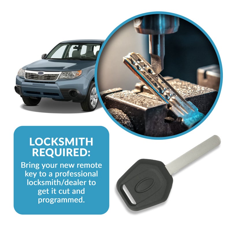 Keyless2Go Replacement for New Uncut Transponder Ignition 4D62 Chip Car Key DAT17T13 (2 Pack) - Image 5